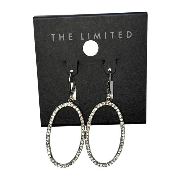 The Limited Jewelry - The Limited Oval Studded Pierced Earrings NWT